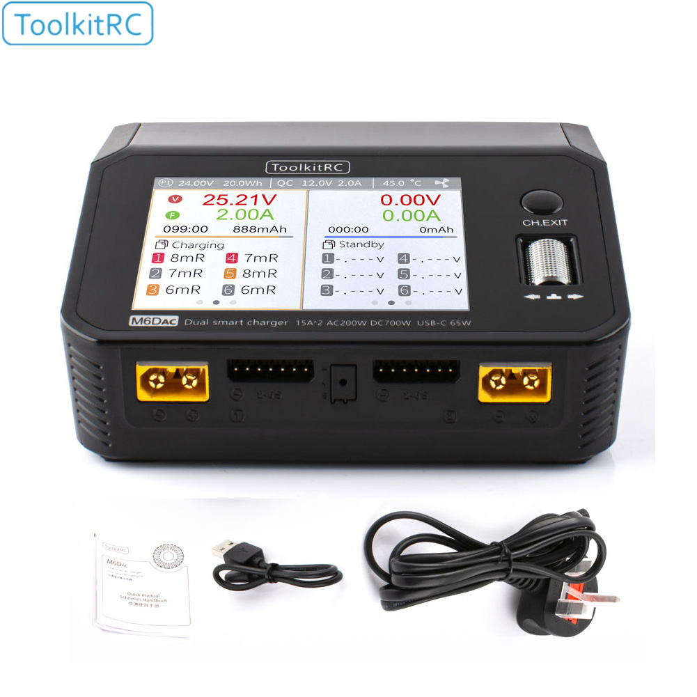 ToolkitRC M6DAC Dual Channel S - Toolkitrc M6Dac Smart Charger review and price