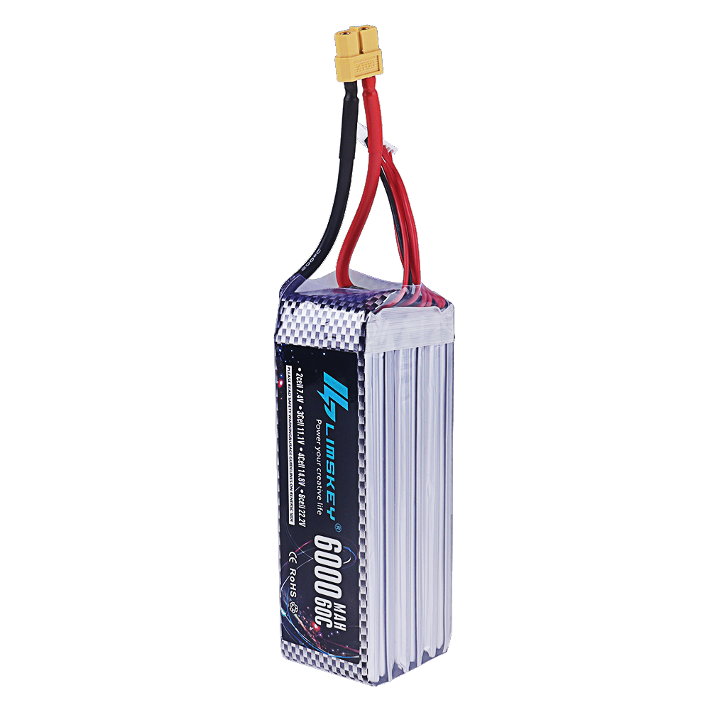 7.4V 11.1V 14.8V 22.2V 6000mAh - 4S Lipo Battery 14.8V 6000Mah review and price